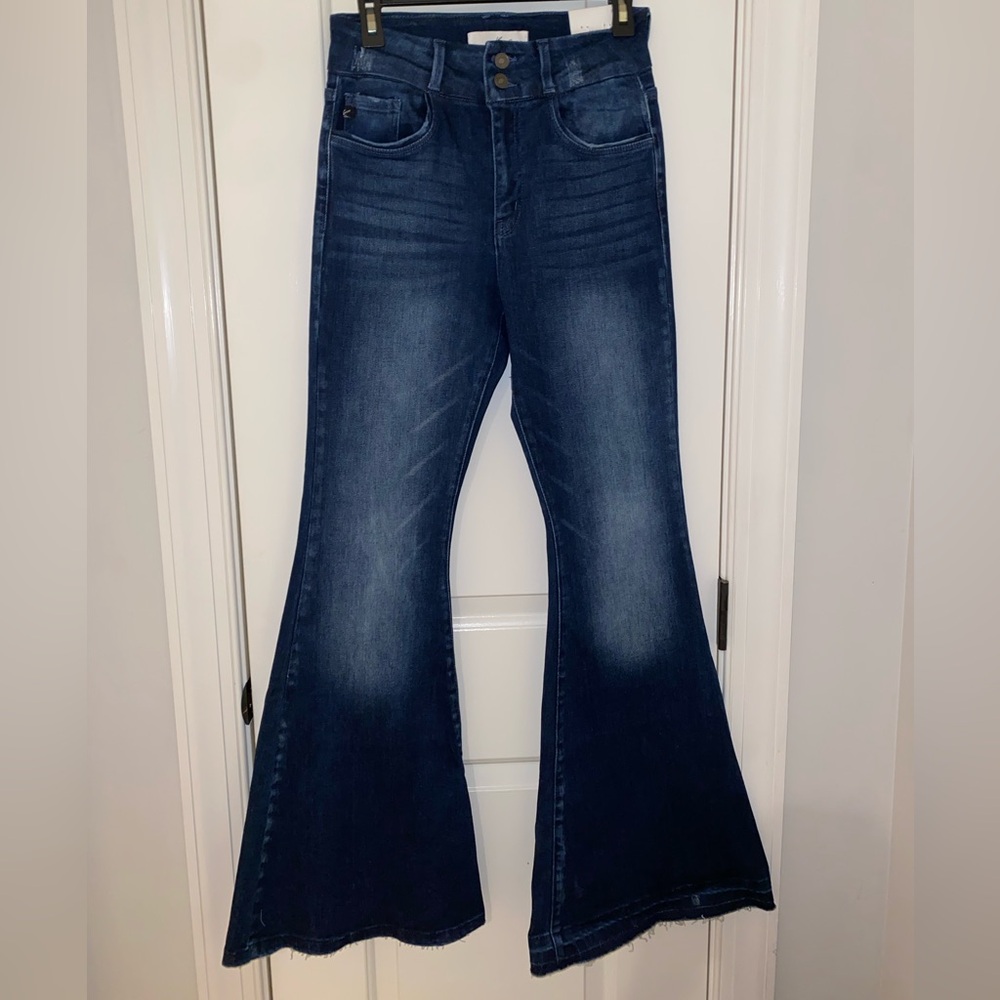 KanCan Dark Indigo Flare Jeans
